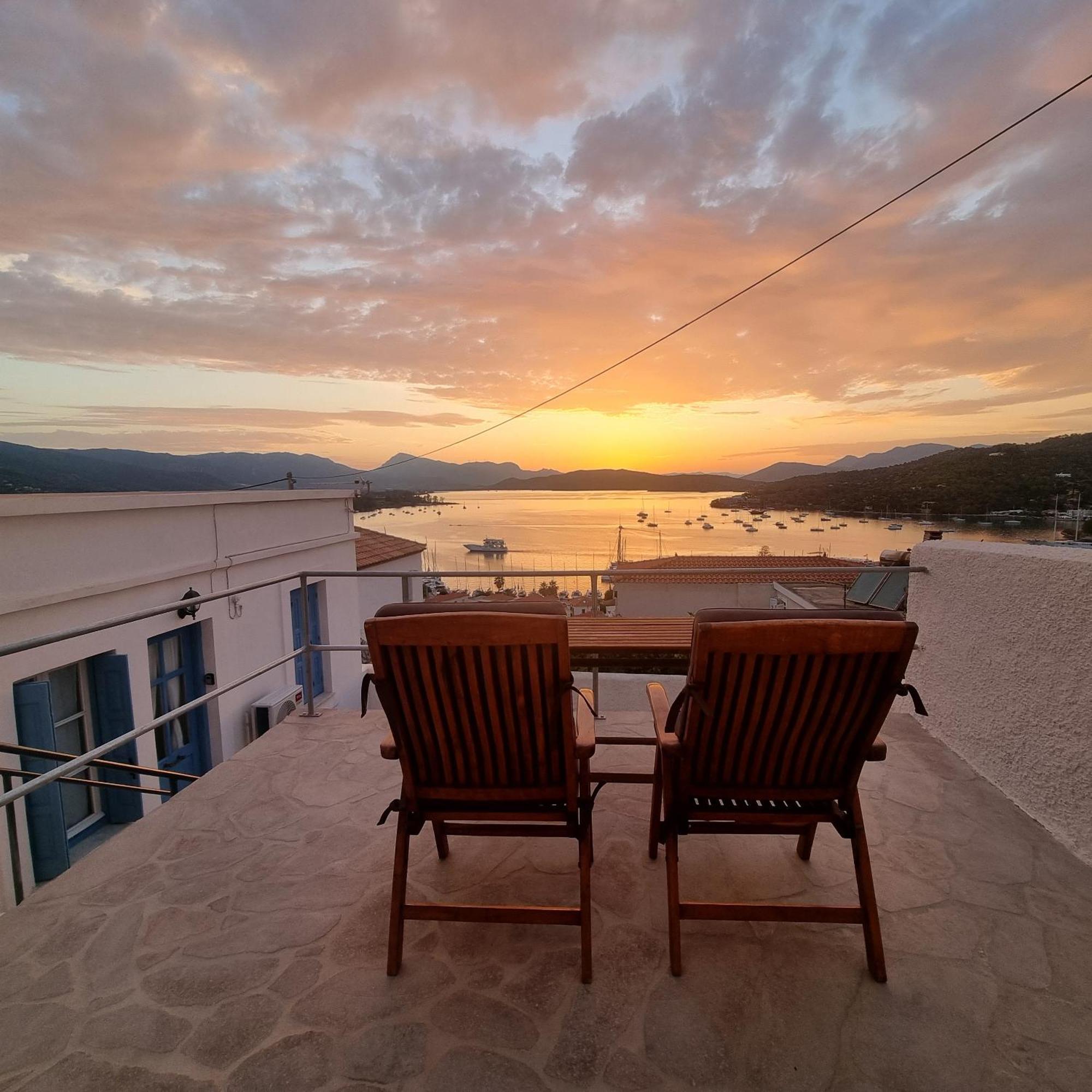Panoramic View Apartment Poros Town Exterior foto